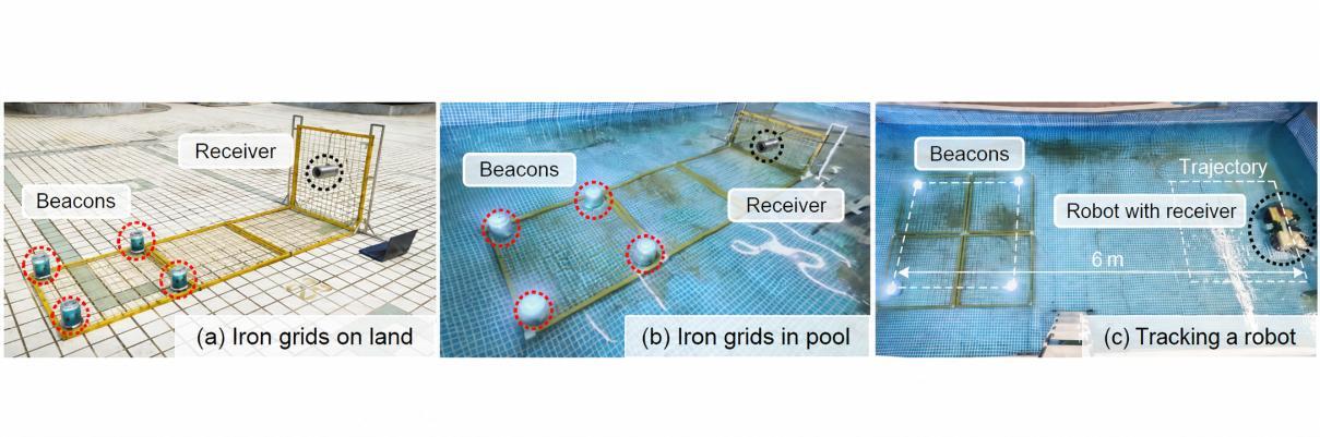 Land, pool, and robot-tracking test environments
